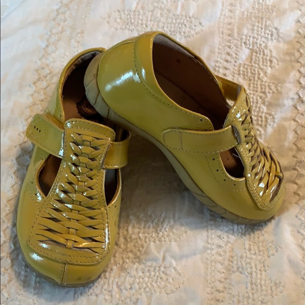 Mustard yellow Livie and Luca shoes